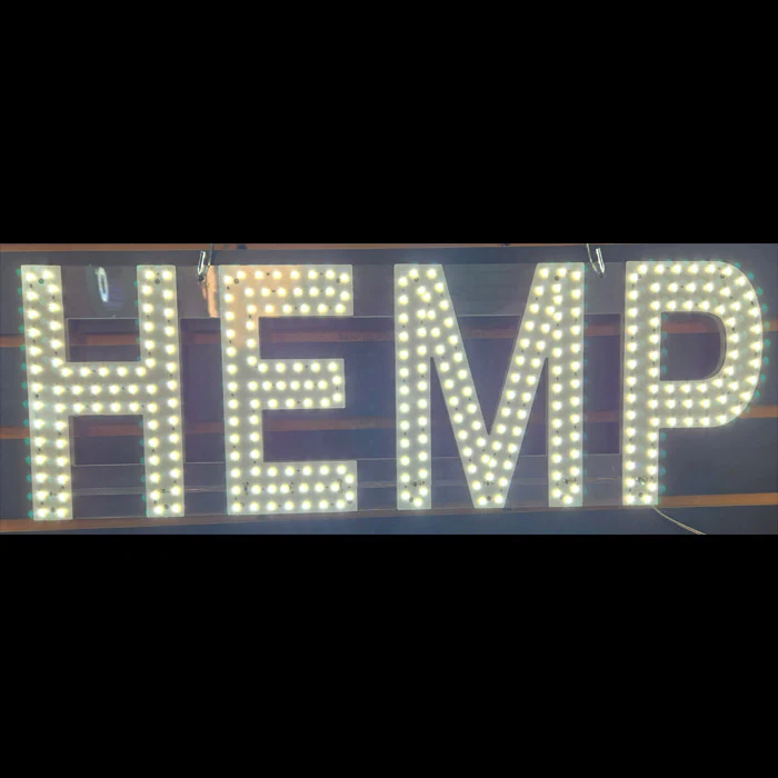 LED SIGN - HEMP (8X24")